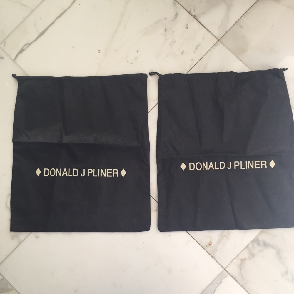 Donald J. Pliner 2  drawstring dust bags storage